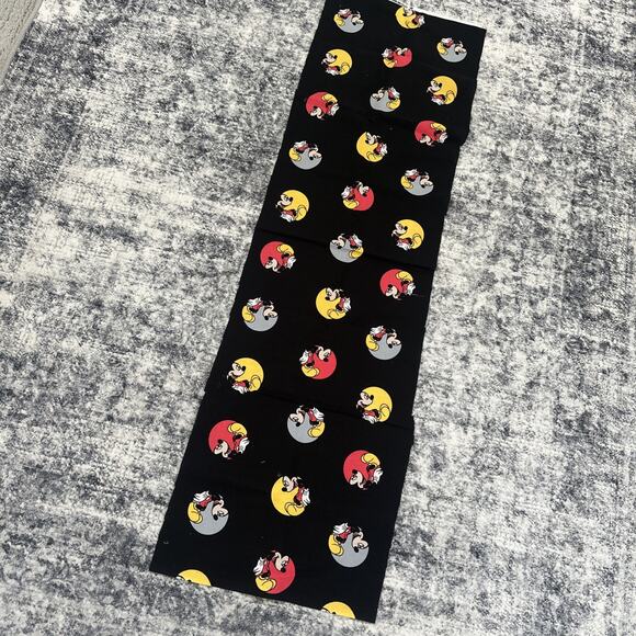 Mickey Mouse in Dots Disney Springs Creative Products fabric Black 12.5x44" - Picture 2 of 6